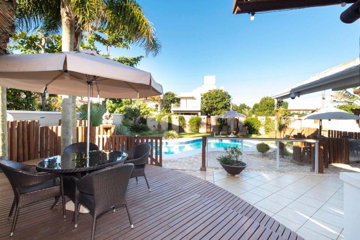 5 Quartos Piscina E Espaco Gourmet Bombinhas Kültér fotó