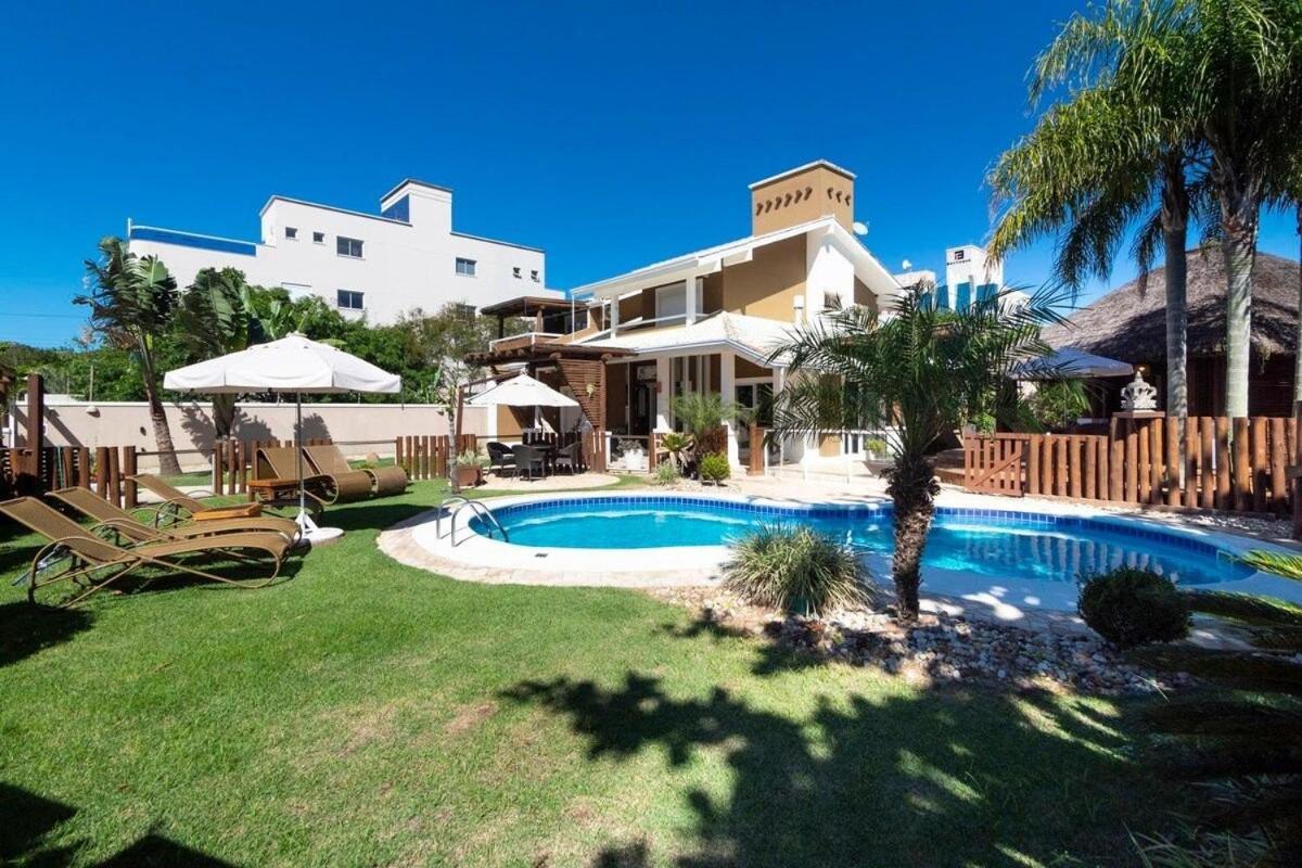 5 Quartos Piscina E Espaco Gourmet Bombinhas Kültér fotó